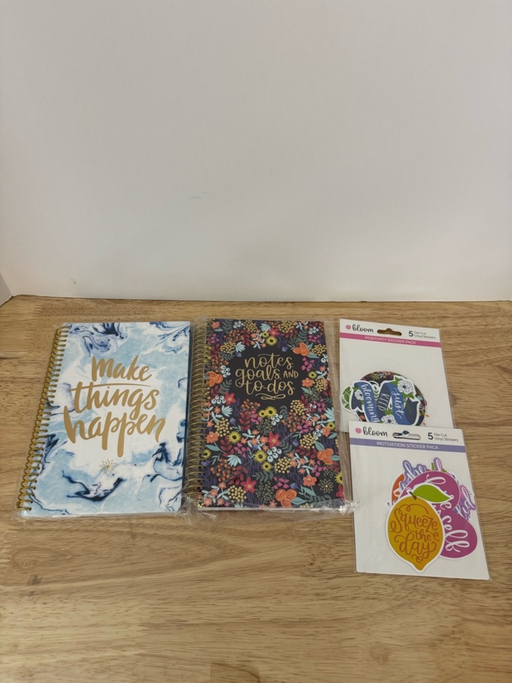 Bloom Floral Notes, Goals & To-Dos Spiral Notebook - Multicolor